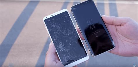 drop test s8|Samsung Galaxy S8 vs LG G6 drop test .